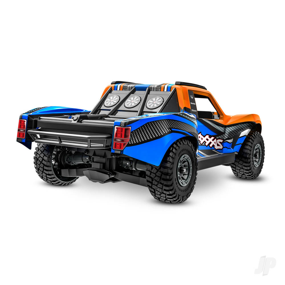 Traxxas Mini Slash BL-2S 4X4 RTR Short Course Truck - Orange (+ TQi 2-ch/2S LiPo/USB-C Charger/Clipless Body)