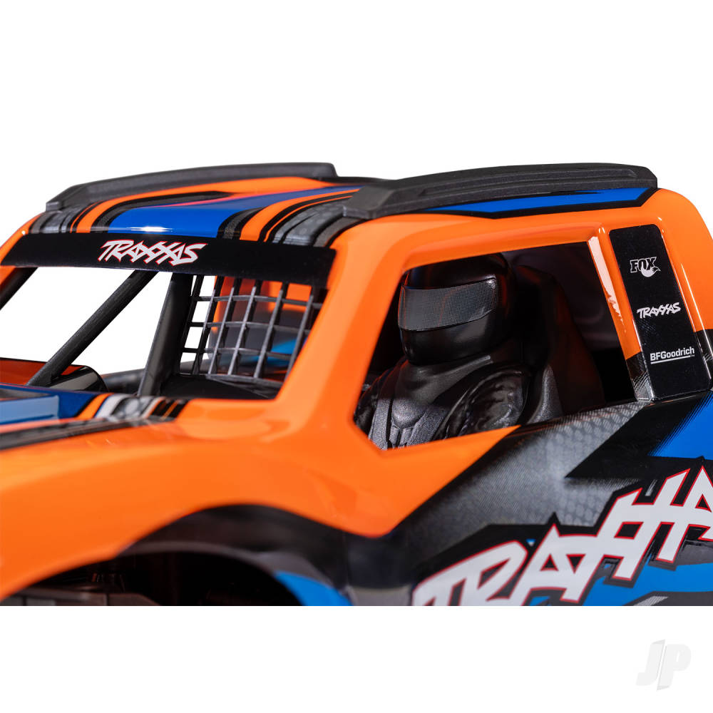 Traxxas Mini Slash BL-2S 4X4 RTR Short Course Truck - Orange (+ TQi 2-ch/2S LiPo/USB-C Charger/Clipless Body)