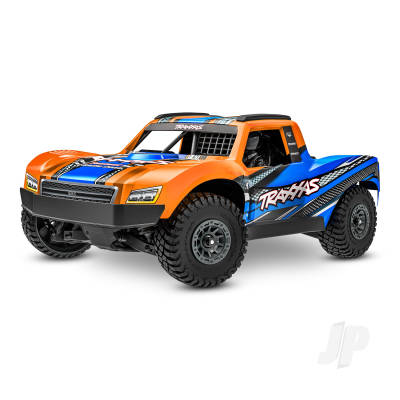 Traxxas Mini Slash BL-2S 4X4 RTR Short Course Truck - Orange (+ TQi 2-ch/2S LiPo/USB-C Charger/Clipless Body)