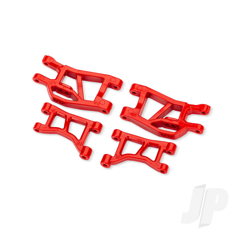 Traxxas Red Front Upper & Lower Suspension Arms (L&R)