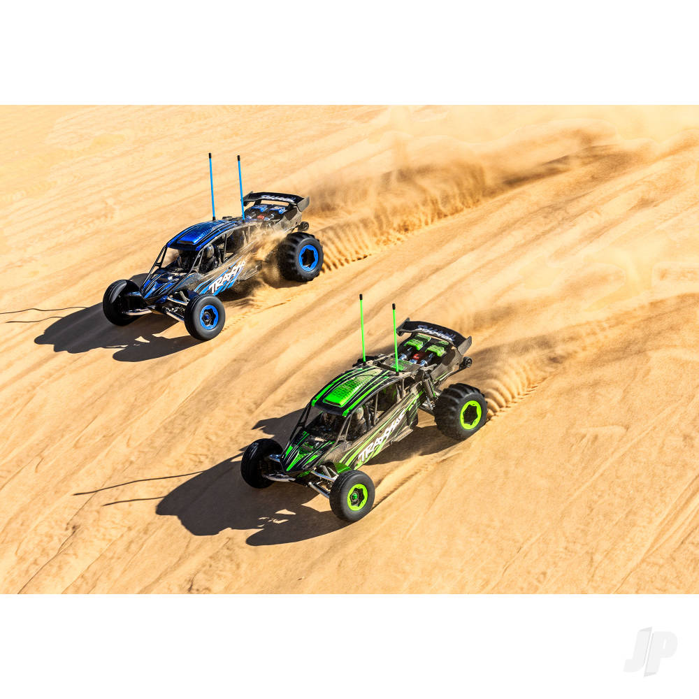 Traxxas Funco Motorsports Pro Scale 8S 2WD Electric Sand Car - Green (+TQi 2-ch - VXL-8s - Velineon 1200XL  - TSM - Replica Clipless Body)