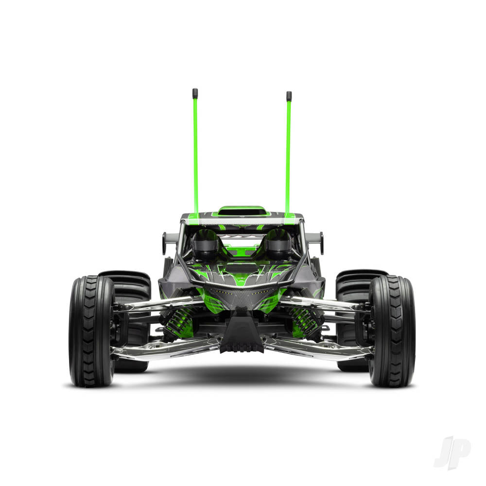 Traxxas Funco Motorsports Pro Scale 8S 2WD Electric Sand Car - Green (+TQi 2-ch - VXL-8s - Velineon 1200XL  - TSM - Replica Clipless Body)