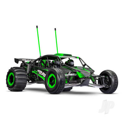 Traxxas Funco Motorsports Pro Scale 8S 2WD Electric Sand Car - Green (+TQi 2-ch - VXL-8s - Velineon 1200XL  - TSM - Replica Clipless Body)