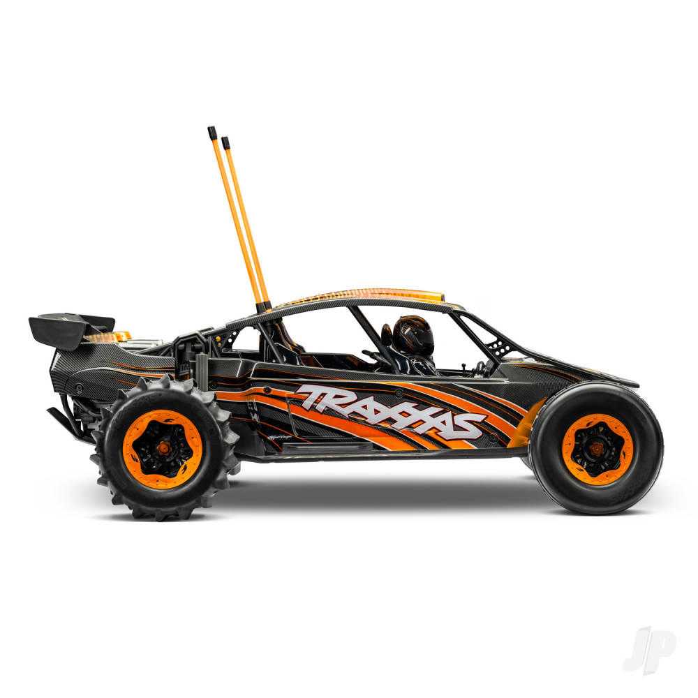Traxxas Funco Motorsports Pro Scale 8S 2WD Electric Sand Car - Orange (+TQi 2-ch - VXL-8s - Velineon 1200XL  - TSM - Replica Clipless Body) - EX DISPLAY - NEVER RUN