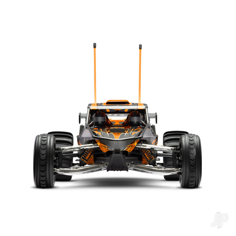 Traxxas Funco Motorsports Pro Scale 8S 2WD Electric Sand Car - Orange (+TQi 2-ch - VXL-8s - Velineon 1200XL  - TSM - Replica Clipless Body) - EX DISPLAY - NEVER RUN
