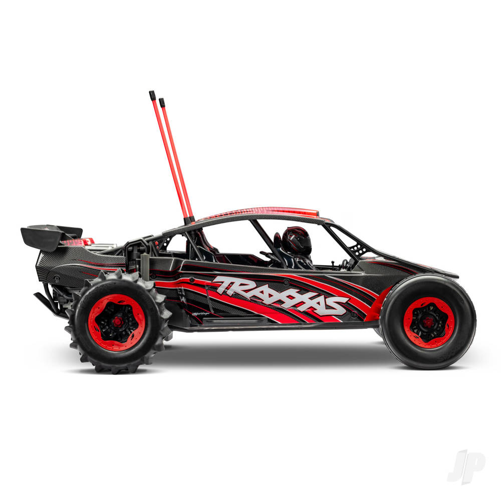 Traxxas Funco Motorsports Pro Scale 8S 2WD Electric Sand Car - Red (+TQi 2-ch - VXL-8s - Velineon 1200XL  - TSM - Replica Clipless Body)