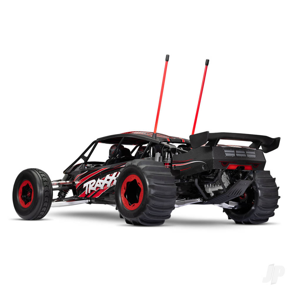 Traxxas Funco Motorsports Pro Scale 8S 2WD Electric Sand Car - Red (+TQi 2-ch - VXL-8s - Velineon 1200XL  - TSM - Replica Clipless Body)