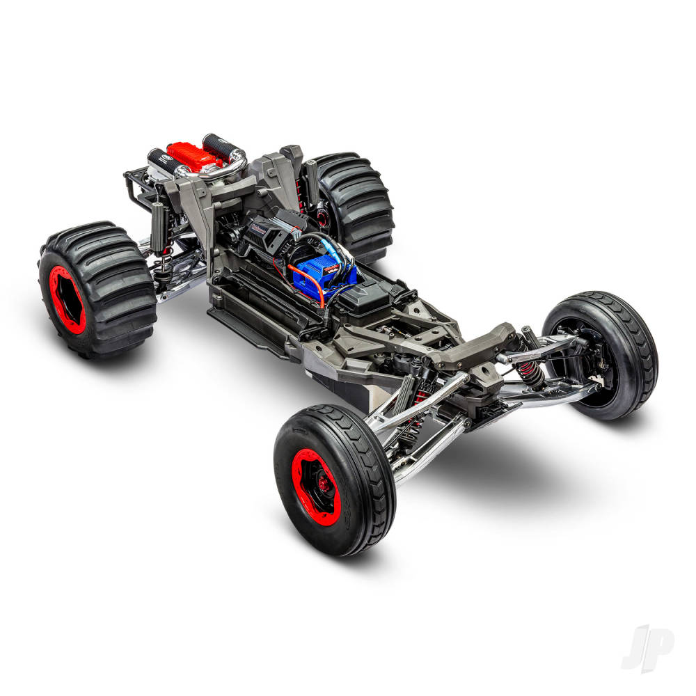 Traxxas Funco Motorsports Pro Scale 8S 2WD Electric Sand Car - Red (+TQi 2-ch - VXL-8s - Velineon 1200XL  - TSM - Replica Clipless Body)