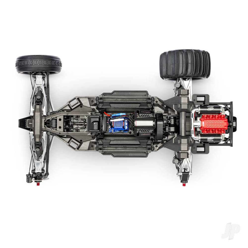 Traxxas Funco Motorsports Pro Scale 8S 2WD Electric Sand Car - Red (+TQi 2-ch - VXL-8s - Velineon 1200XL  - TSM - Replica Clipless Body)