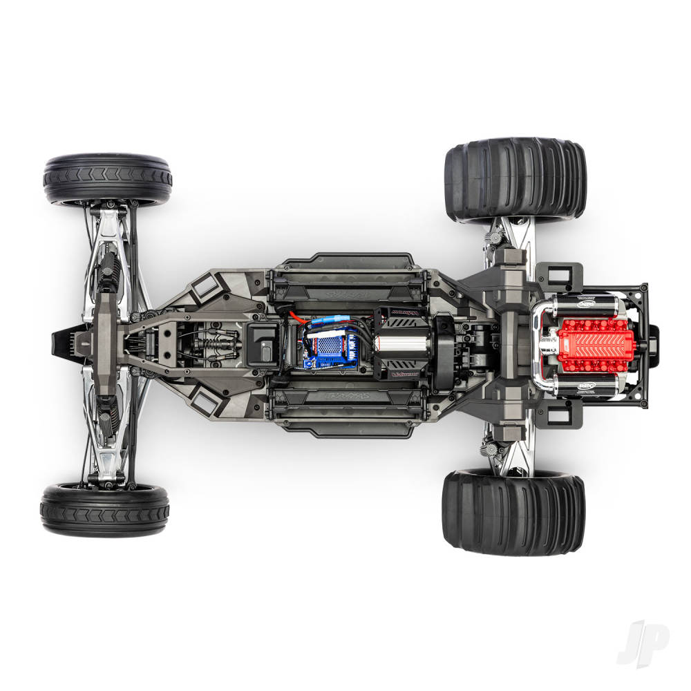 Traxxas Funco Motorsports Pro Scale 8S 2WD Electric Sand Car - Red (+TQi 2-ch - VXL-8s - Velineon 1200XL  - TSM - Replica Clipless Body)