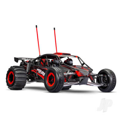 Traxxas Funco Motorsports Pro Scale 8S 2WD Electric Sand Car - Red (+TQi 2-ch - VXL-8s - Velineon 1200XL  - TSM - Replica Clipless Body)