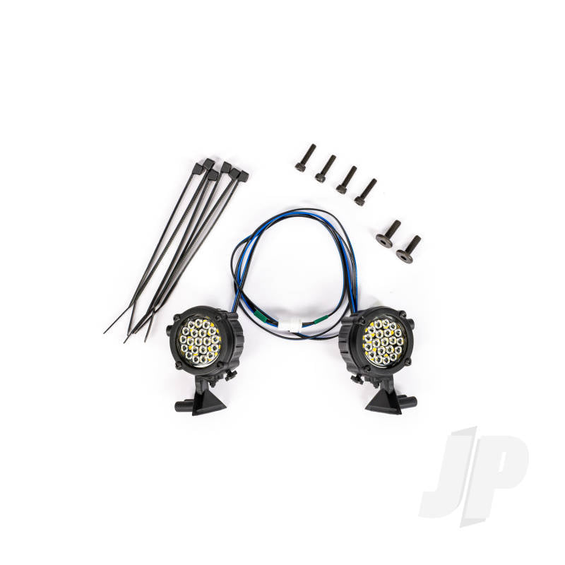 Traxxas LED light pods (left & right)/ mounting hardware