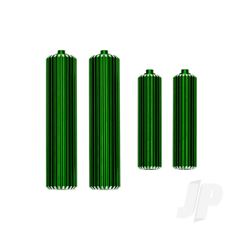 Traxxas Reservoirs shocks (6061-T6 aluminium green-anodised) (front (2) rear (2))
