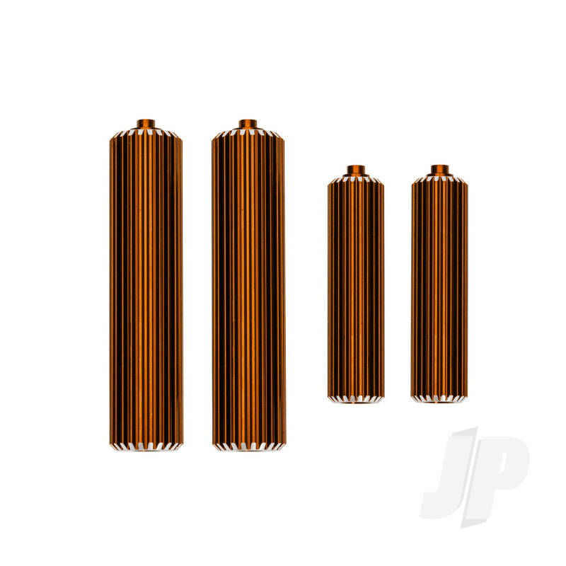 Traxxas Reservoirs shocks (6061-T6 aluminium orange-anodised) (front (2) rear (2))