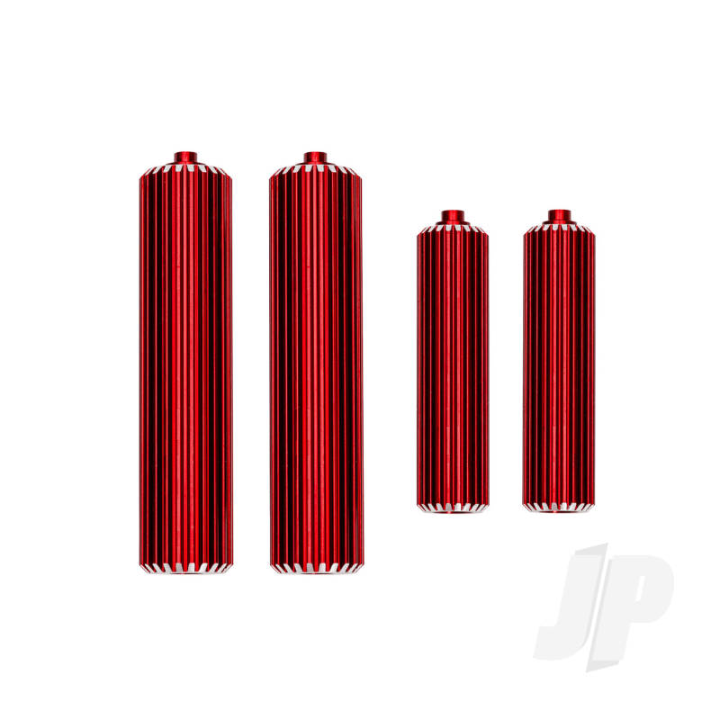Traxxas Reservoirs shocks (6061-T6 aluminium red-anodised) (front (2) rear (2))