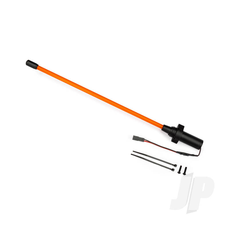 Traxxas Whip light LED orange (assembled) (1)/ 3x12mm BCS (2) (replacement for 1 whip light left or right) (requires #6588X accessory power supply)