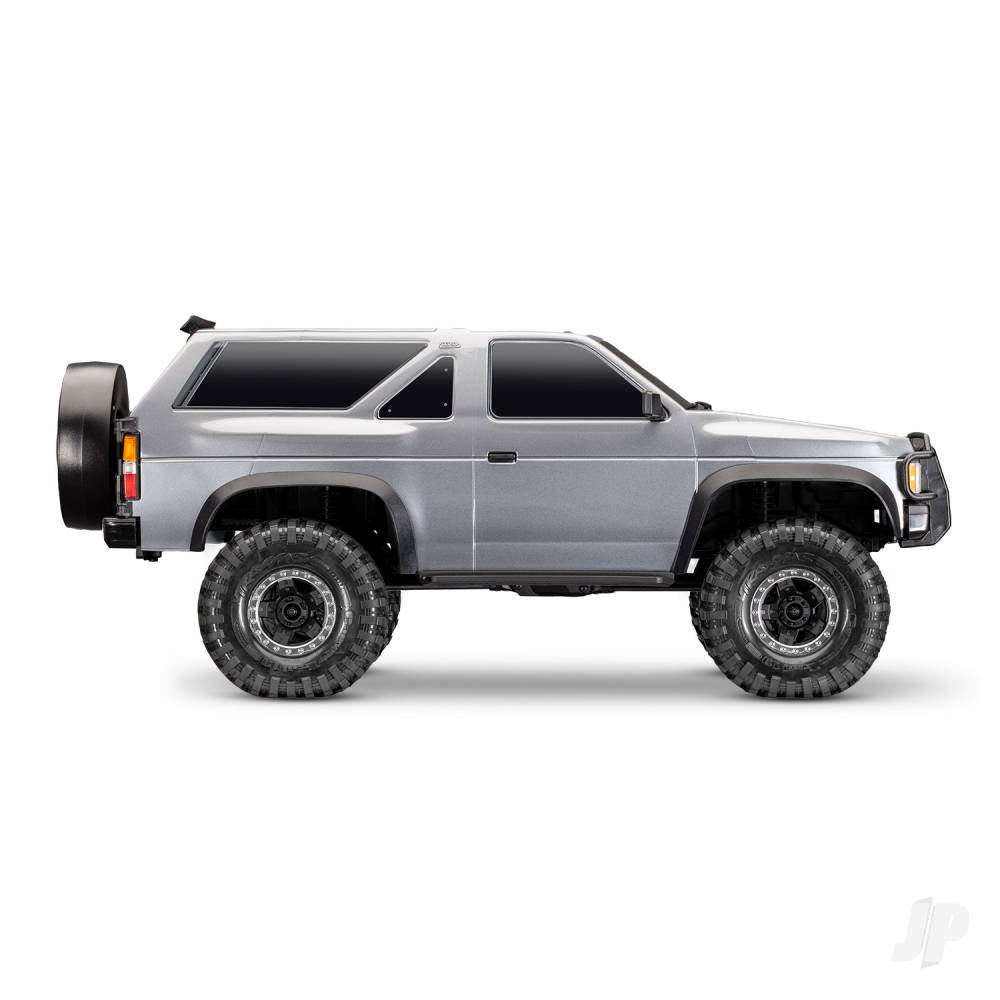 Traxxas TRX-4 1987 Nissan Pathfinder 1:10 4X4 Electric Trail Crawler - Silver (+ TQi 4-ch/XL-5) HV Titan 55/Clipless Body) - PRE ORDER - DUE LATE NOVEMBER