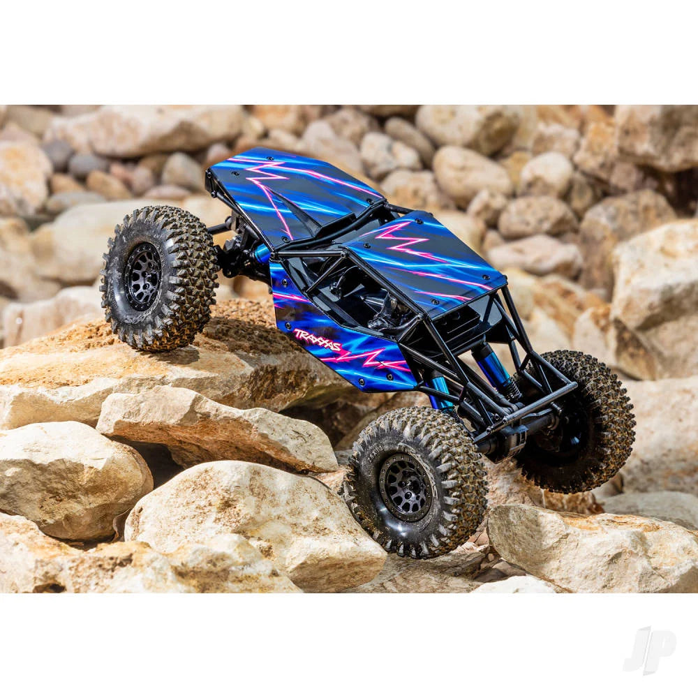 Traxxas TXC-4M Extreme Crawler 1:18 4X4 RTD Crawler - Blue(+TQ Compact/3S BL/3350Kv/ Clipless Tube-Frame Body) - Pre Order - Expected mid December
