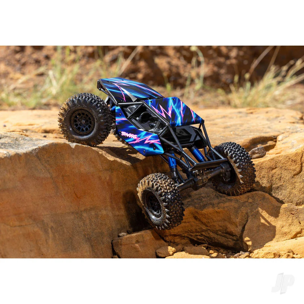 Traxxas TXC-4M Extreme Crawler 1:18 4X4 RTD Crawler - Blue(+TQ Compact/3S BL/3350Kv/ Clipless Tube-Frame Body) - Pre Order - Expected mid December