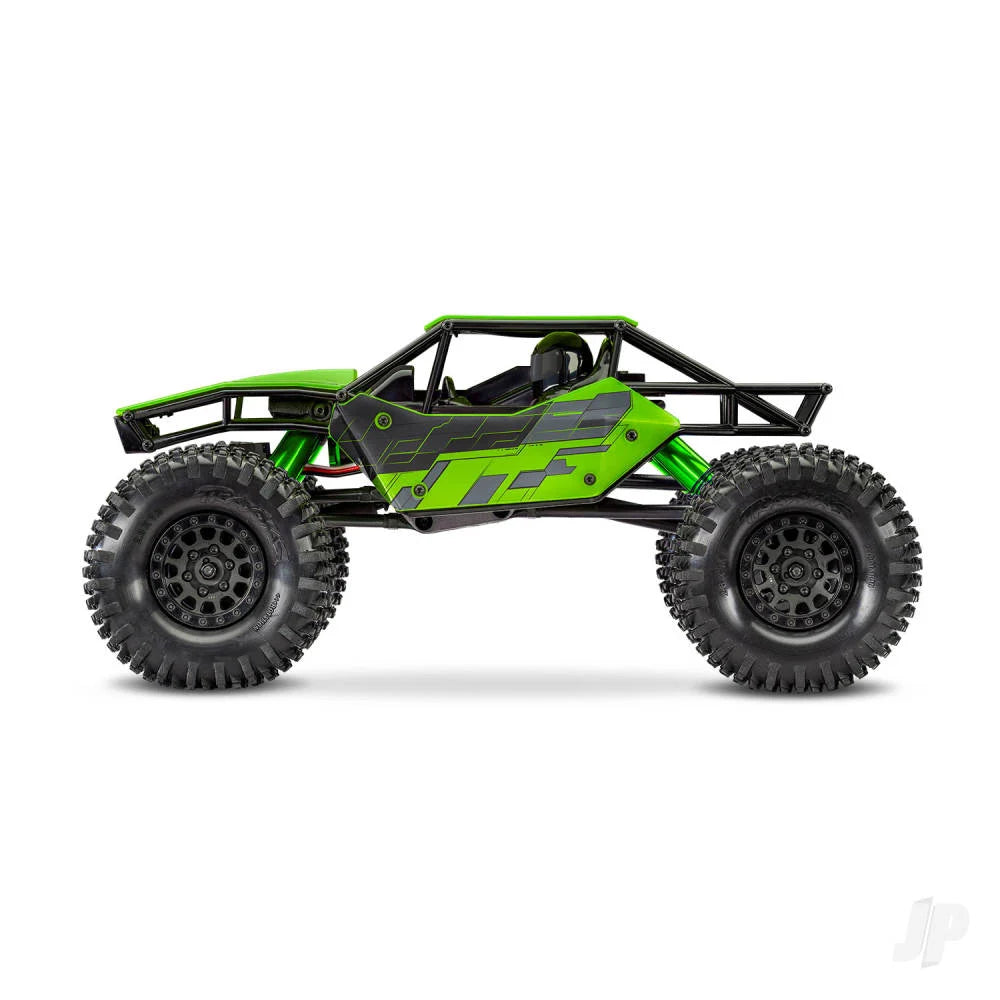 Traxxas TXC-4M Extreme Crawler 1:18 4X4 RTD Crawler - Green (+TQ Compact/3S BL/3350Kv/ Clipless Tube-Frame Body) - Pre Order - Expected mid December