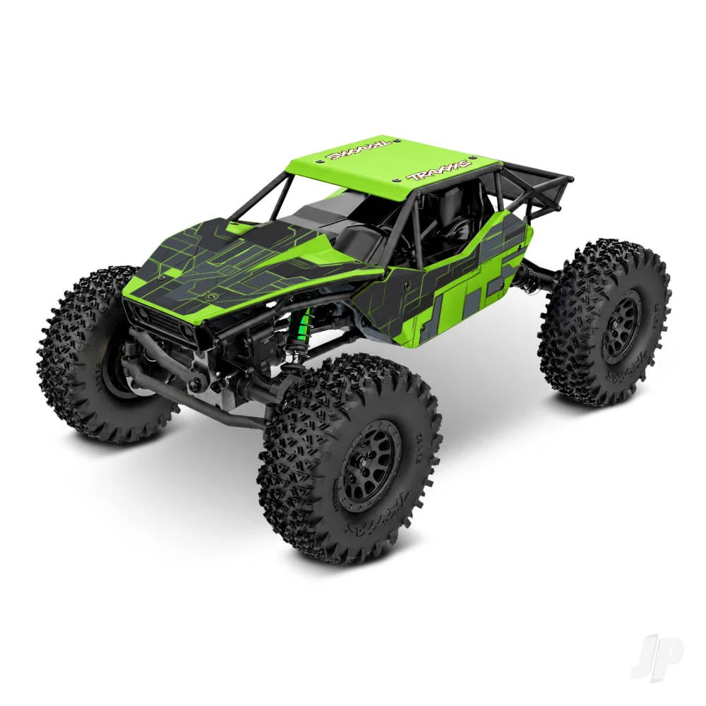 Traxxas TXC-4M Extreme Crawler 1:18 4X4 RTD Crawler - Green (+TQ Compact/3S BL/3350Kv/ Clipless Tube-Frame Body) - Pre Order - Expected mid December