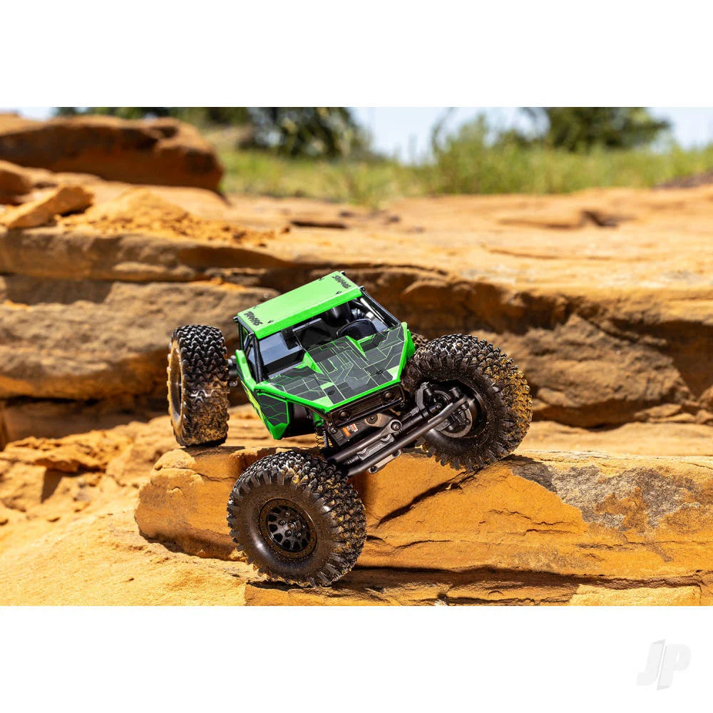 Traxxas TXC-4M Extreme Crawler 1:18 4X4 RTD Crawler - Green (+TQ Compact/3S BL/3350Kv/ Clipless Tube-Frame Body) - Pre Order - Expected mid December