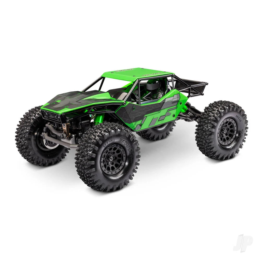 Traxxas TXC-4M Extreme Crawler 1:18 4X4 RTD Crawler - Green (+TQ Compact/3S BL/3350Kv/ Clipless Tube-Frame Body) - Pre Order - Expected mid December