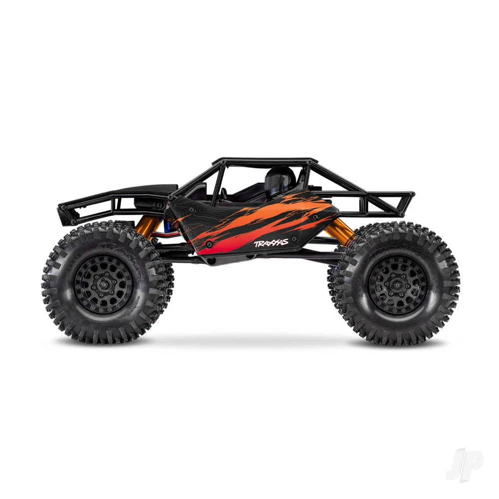 Traxxas TXC-4M Extreme Crawler 1:18 4X4 RTD Crawler - Orange (+TQ Compact/3S BL/3350Kv/ Clipless Tube-Frame Body) - Pre Order - Expected mid December