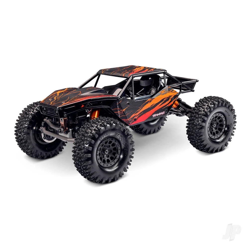 Traxxas TXC-4M Extreme Crawler 1:18 4X4 RTD Crawler - Orange (+TQ Compact/3S BL/3350Kv/ Clipless Tube-Frame Body) - Pre Order - Expected mid December
