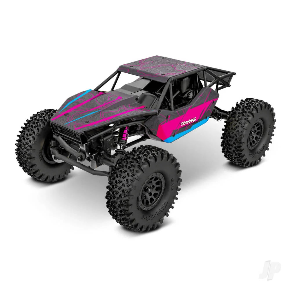 Traxxas TXC-4M Extreme Crawler 1:18 4X4 RTD Crawler - Pink (+TQ Compact/3S BL/3350Kv/ Clipless Tube-Frame Body) - Pre Order - Expected mid December