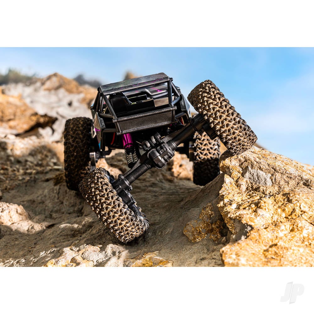 Traxxas TXC-4M Extreme Crawler 1:18 4X4 RTD Crawler - Pink (+TQ Compact/3S BL/3350Kv/ Clipless Tube-Frame Body) - Pre Order - Expected mid December