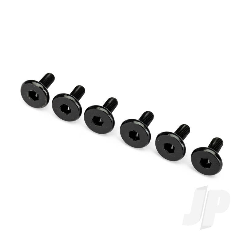 Traxxas Screws Flat-Head 3x8mm Hex (6)