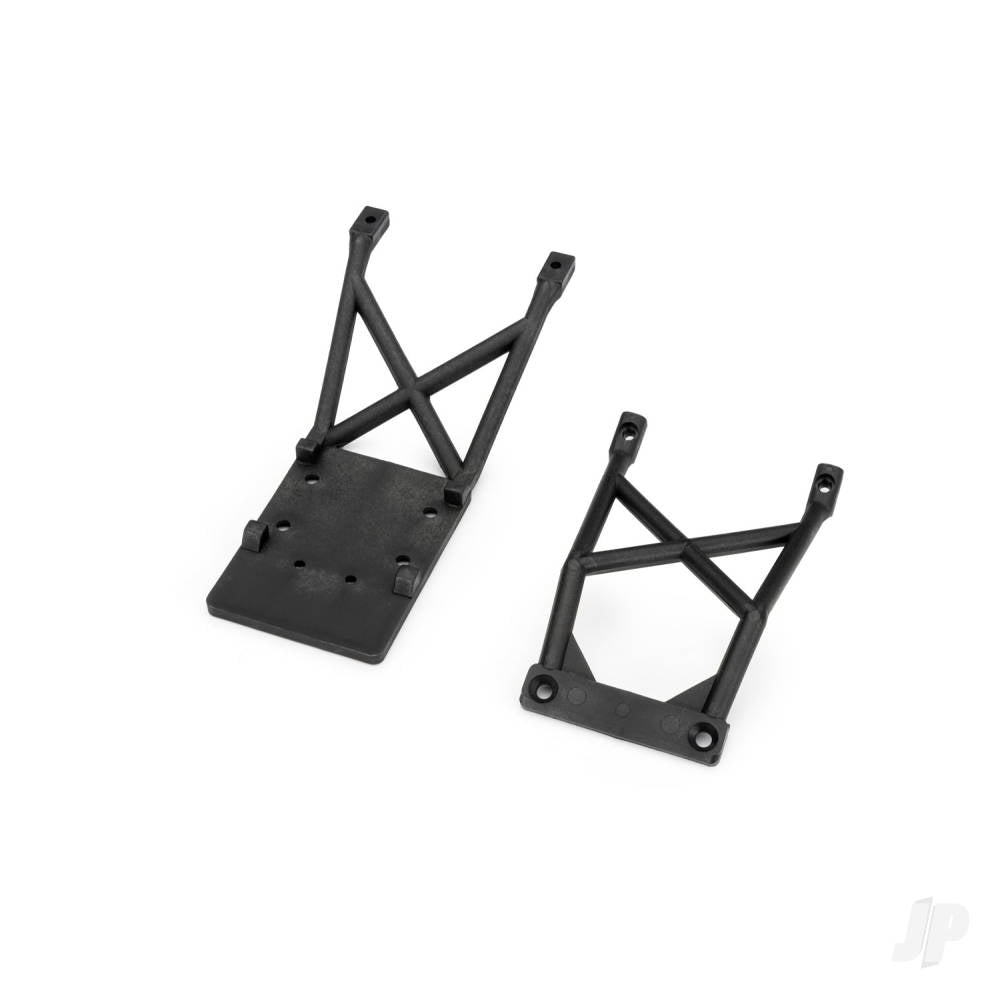 Skid plates front & rear (black)