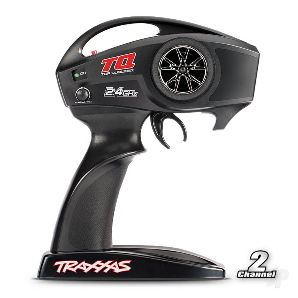 Traxxas Bigfoot HD 1:10 Electric 2WD RTR Monster Truck Blue (+ TQ 2-ch XL-5 Titan 550 7-Cell NiMH 4A USB-C charger)
