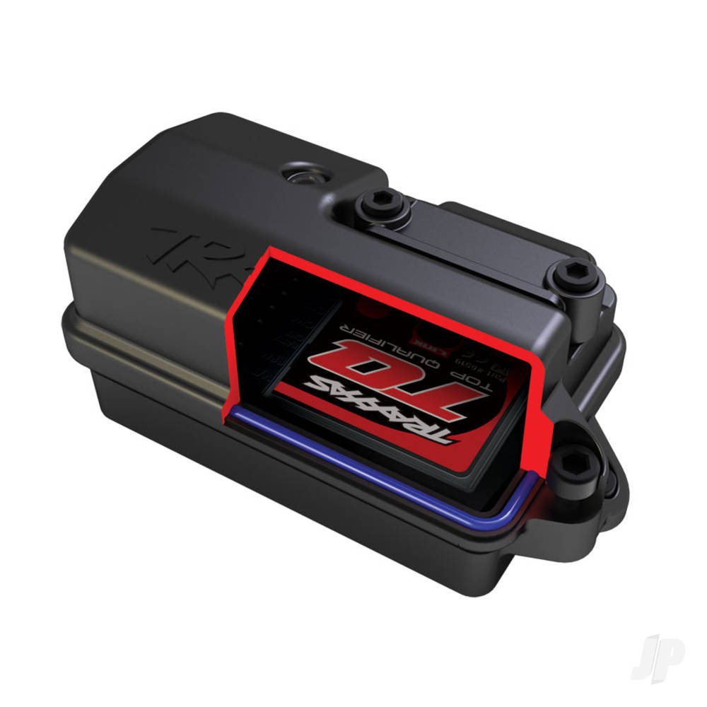Traxxas Bigfoot HD 1:10 Electric 2WD RTR Monster Truck Blue (+ TQ 2-ch XL-5 Titan 550 7-Cell NiMH 4A USB-C charger)
