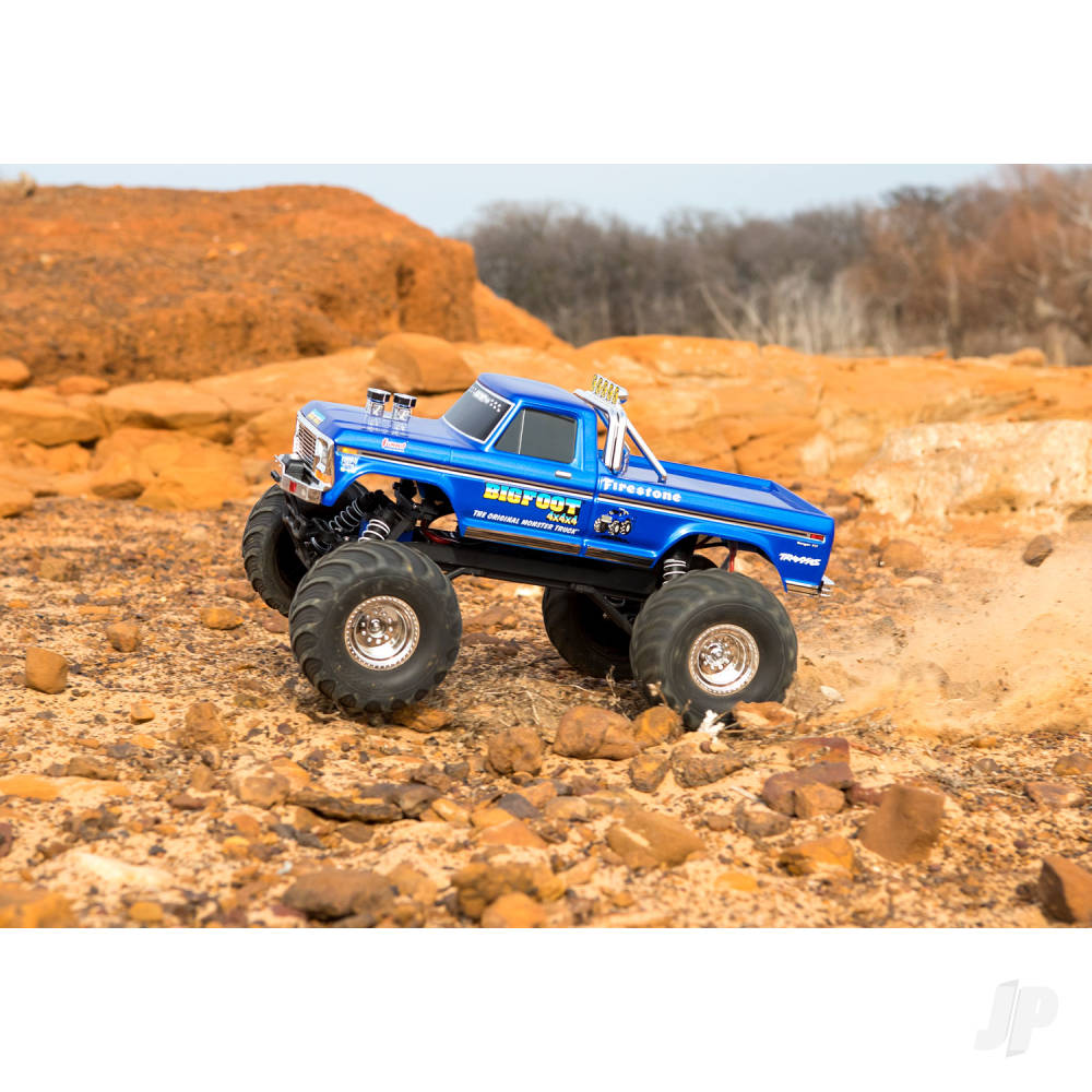 Traxxas Bigfoot HD BL-2S 1:10 Electric 2WD Monster Truck Blue (+ TQ 2-ch BL-2s 3300kV)