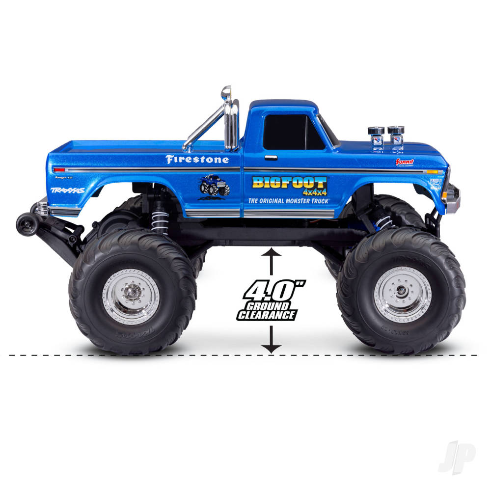 Traxxas Bigfoot HD BL-2S 1:10 Electric 2WD Monster Truck Blue (+ TQ 2-ch BL-2s 3300kV)