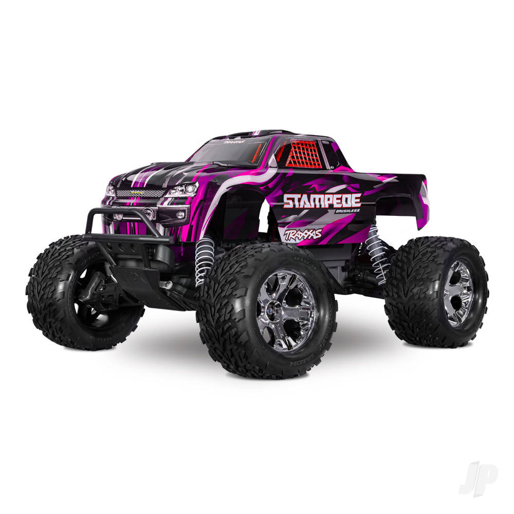 Stampede HD BL-2S 1:10 Electric 2WD RTR Monster Truck Blue (+ TQ 2-ch BL-2s 3300kV)