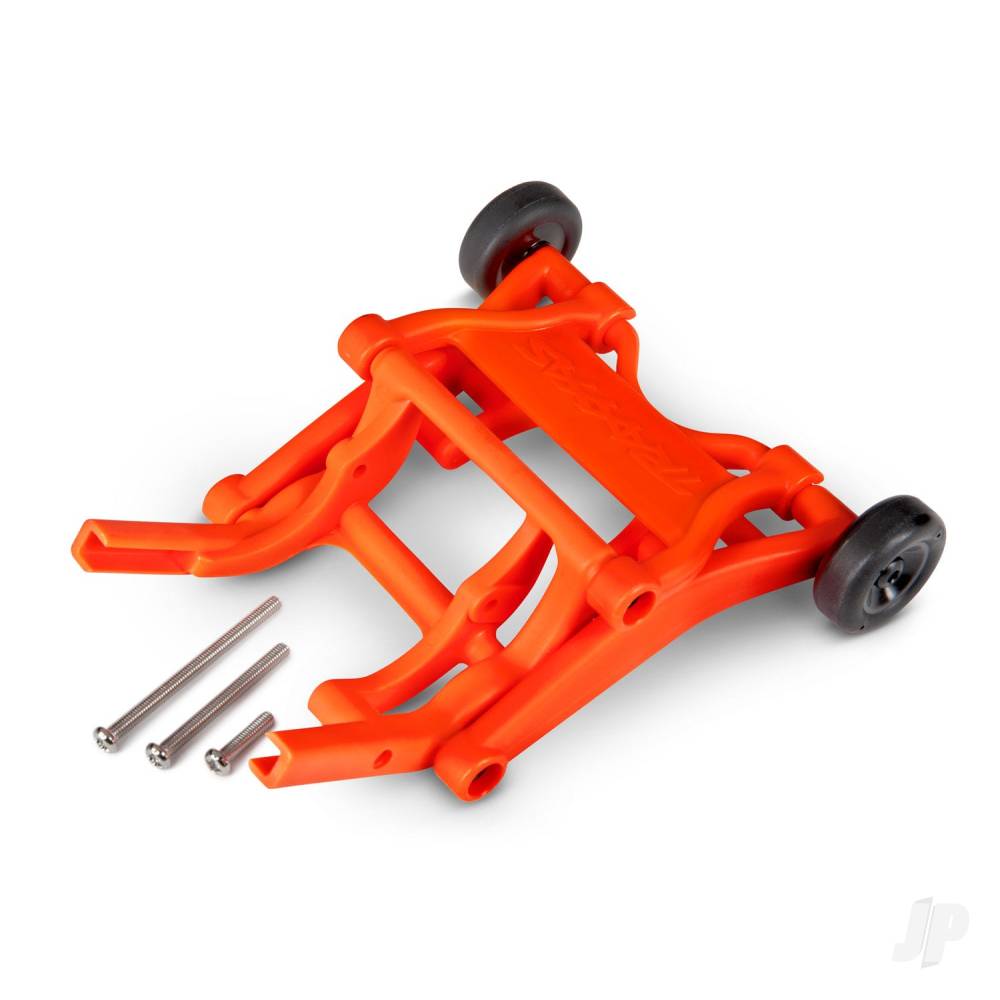 Wheelie bar assembled (orange) (fits Slash Stampede Rustler Bandit series)