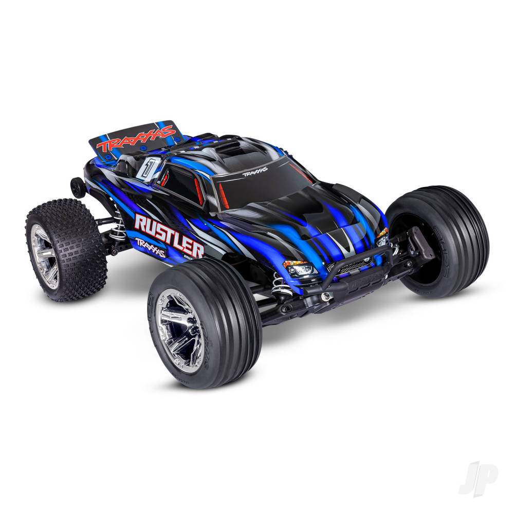 Rustler HD BL-2S 1:10 Electric 2WD RTR Stadium Truck Blue (+ TQ 2-ch BL-2s 3300kV)