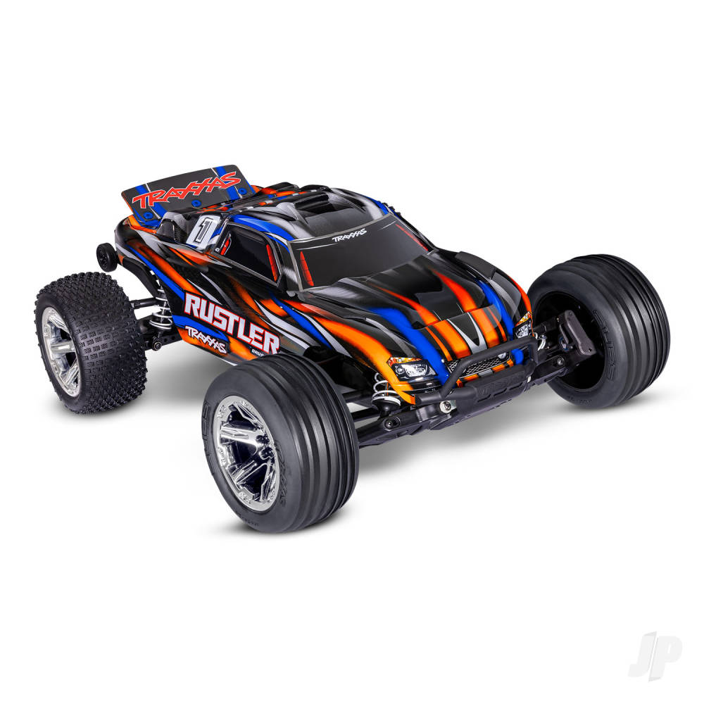 Rustler HD BL-2S 1:10 Electric 2WD RTR Stadium Truck Orange (+ TQ 2-ch BL-2s 3300kV)