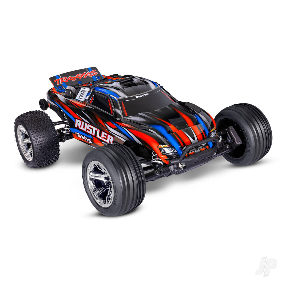 Rustler HD BL-2S 1:10 Electric 2WD RTR Stadium Truck Red (+ TQ 2-ch BL-2s 3300kV)