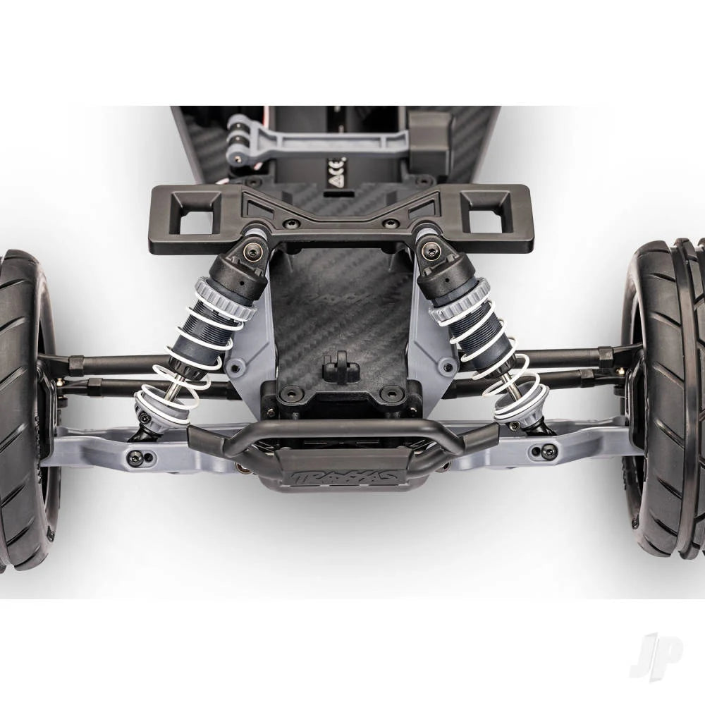 Traxxas Rustler 1:10 2WD RTR Stadium Truck - Black (+ TQi Sport 2-ch - TSM - VX3, Velineon V3200 - Clipless Body) (Copy)
