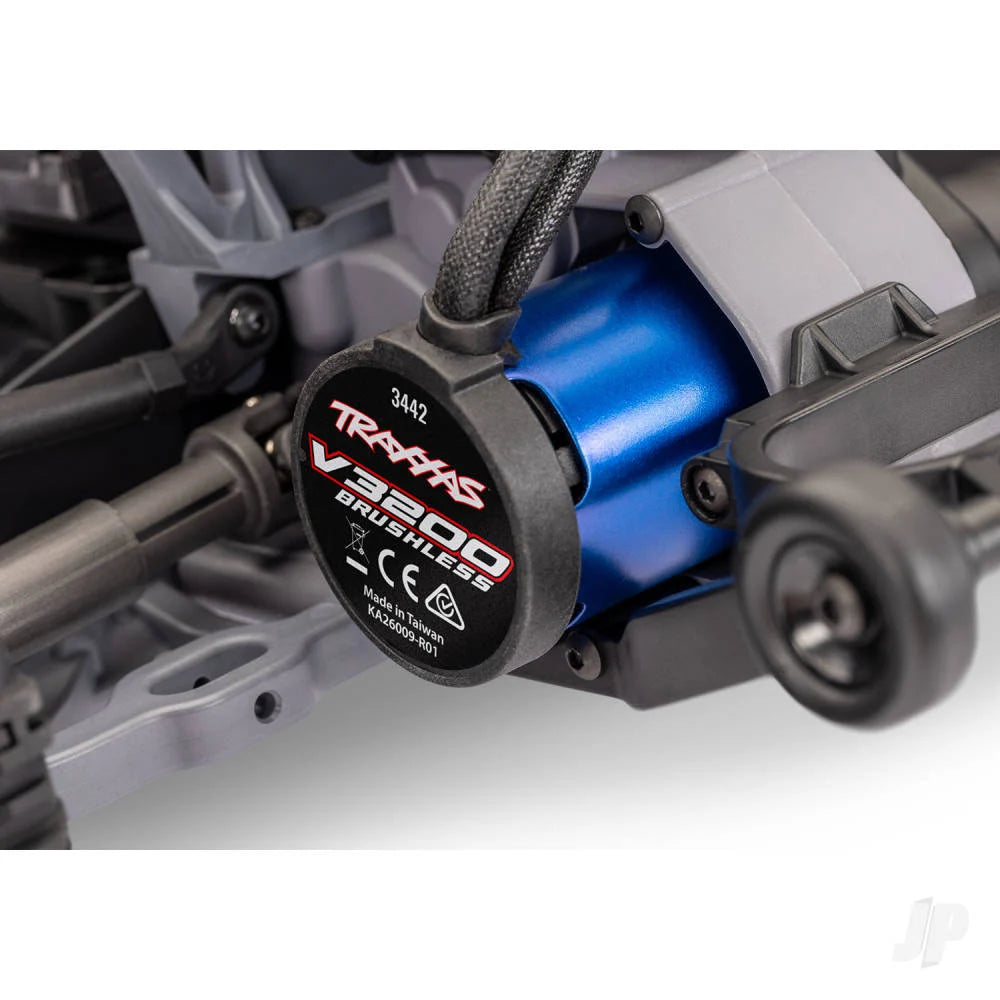 Traxxas Rustler 1:10 2WD RTR Stadium Truck - Black (+ TQi Sport 2-ch - TSM - VX3, Velineon V3200 - Clipless Body) (Copy)