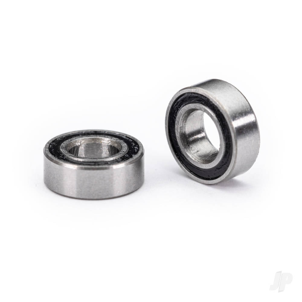 Ball bearings black rubber sealed (3.5x7x2.5mm) (2)