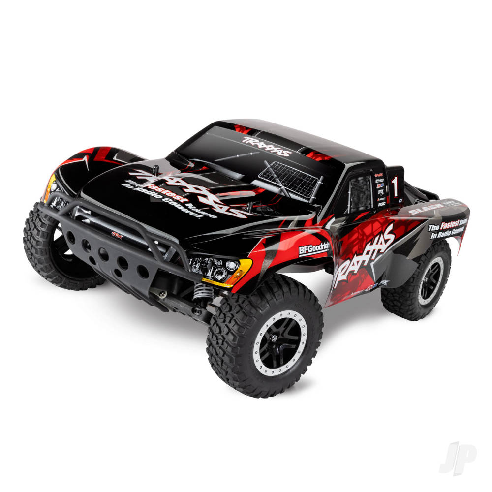Red Slash VXL 1:10 2WD RTR Brushless Electric Short Course Truck (+TQi 2-ch TSM VXL-3s Velineon 3500kV Magnum 272R)
