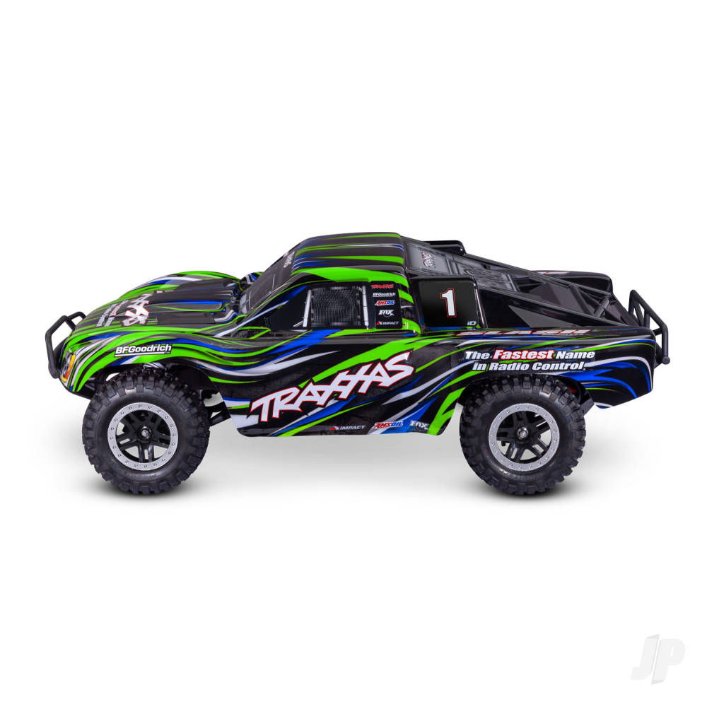 Slash HD BL-2S 1:10 2WD RTR Short Course Truck Green (+ TQ 2-ch BL-2s 3300kV Clipless)