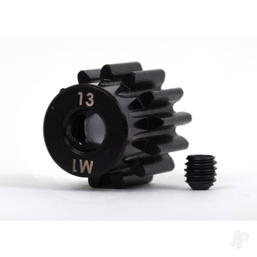 Gear 13-T pinion (1.0 metric pitch) (fits 5mm shaft) / set screw