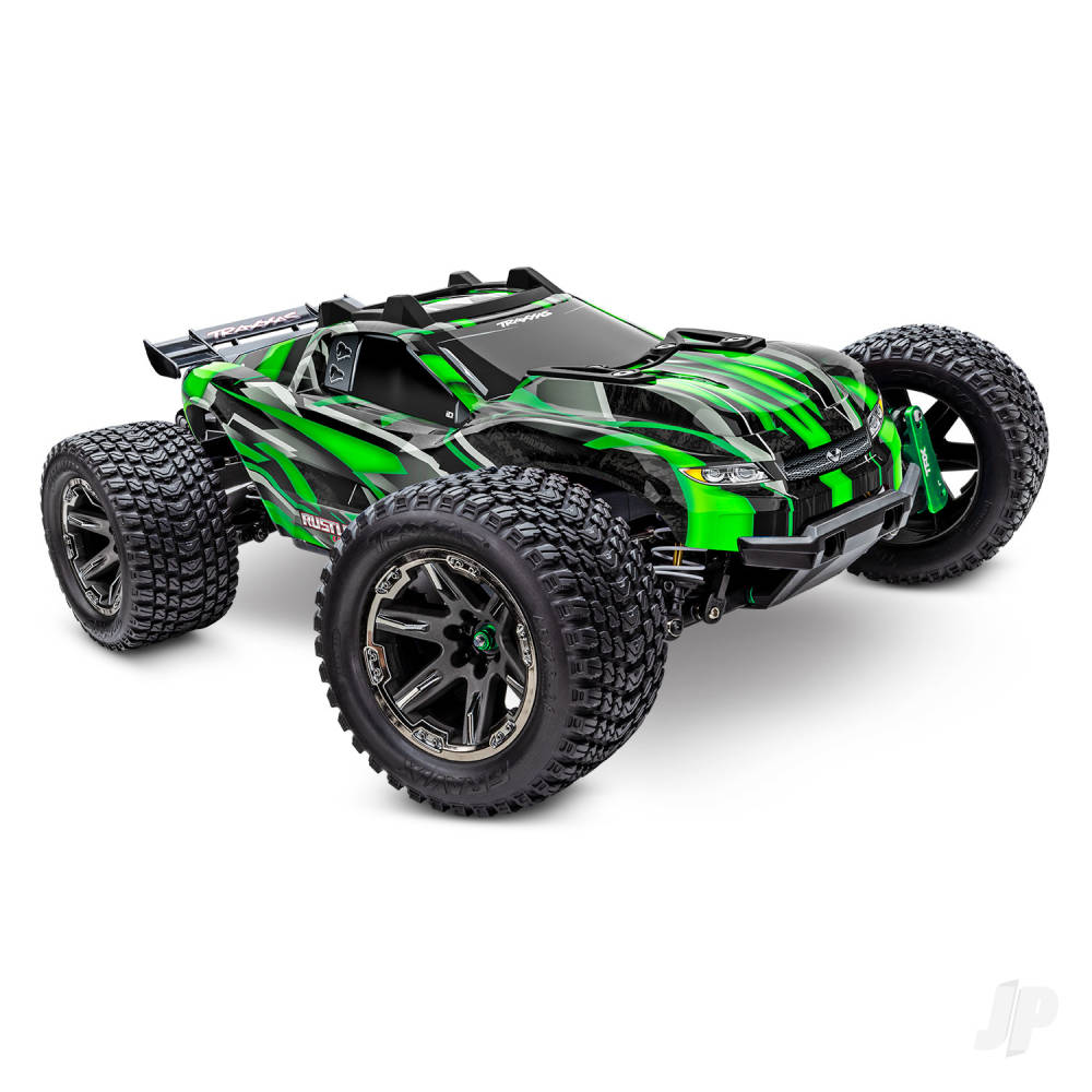 Rustler Ultimate 4X4 VXL 1:10 4WD RTR Brushless Electric Monster Truck Green (+ TQi 2-ch TSM VXL-3s Velineon 3500kV)
