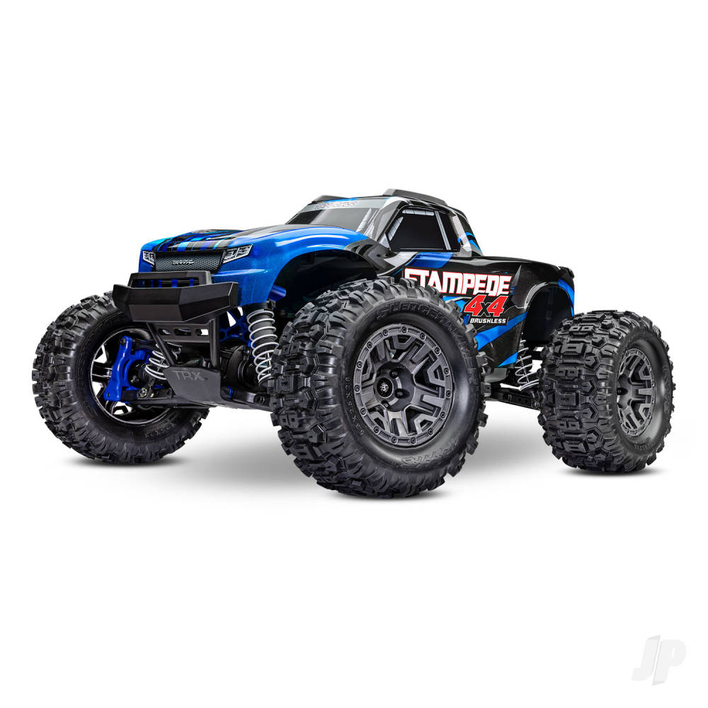 Stampede 4X4 BL-2S 1:10 4WD RTR Brushless Electric Monster Truck Blue (+ TQ 2-ch BL-2s 3300kV)
